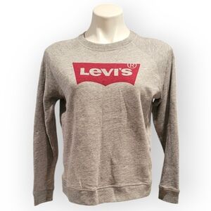 Levi's Women's Medium Grey Logo Sweatshirt